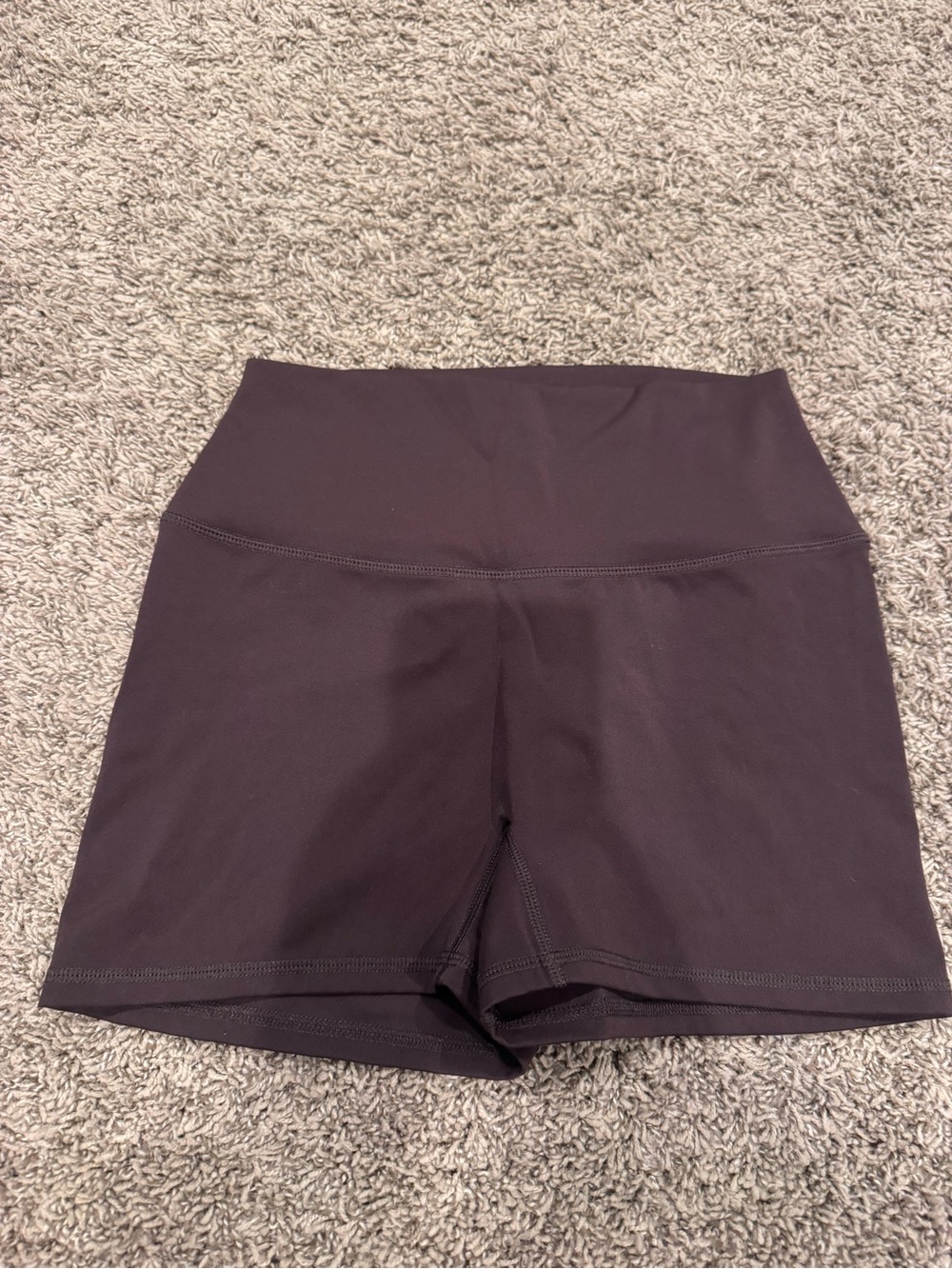 Garage Black High-Waist Athletic Shorts